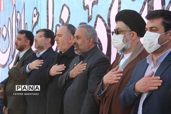 راهپیمایی باشکوه 22 بهمن در ناحیه یک شهرری