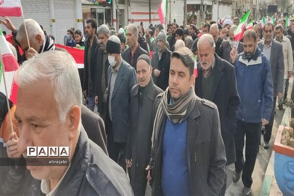 حماسه حضوردانش‌آموزان ، فرهنگیان و مردم شهیدپرور و ولایتمدارمنطقه کهریزک