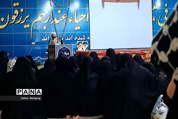 مراسم افتتاحیه راهیان‌نور دختران بهارستانی در اردوگاه شهید رستگار