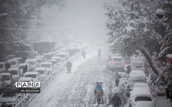 ادامه بارش‌ها و کاهش دما در نقاطی از کشور