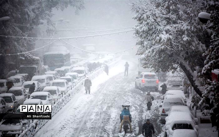 ادامه بارش‌ها و کاهش دما در نقاطی از کشور