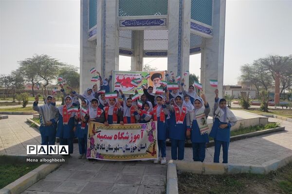 غبارروبی وعطرافشانی مزار شهدای شادگان