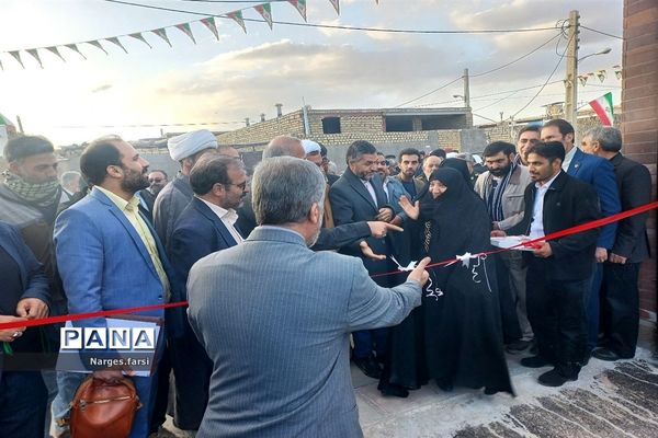 افتتاح دو مدرسه همزمان با دهه فجر در جعفرآباد قم-1