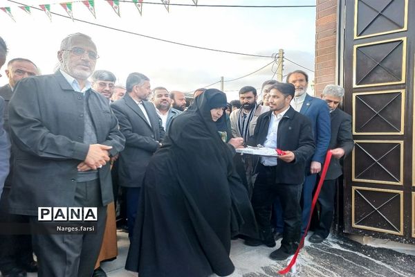 افتتاح دو مدرسه همزمان با دهه فجر در جعفرآباد قم-1