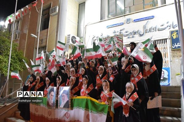 اختتامیه جشنواره سرود خیابانی 44 آموزش و پرورش جهرم