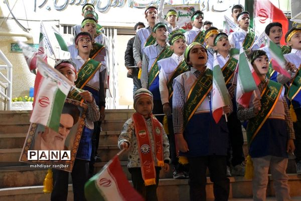 اختتامیه جشنواره سرود خیابانی 44 آموزش و پرورش جهرم