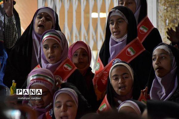 اختتامیه جشنواره سرود خیابانی 44 آموزش و پرورش جهرم