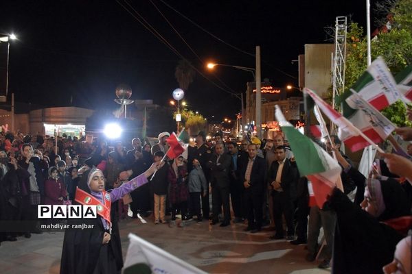 اختتامیه جشنواره سرود خیابانی 44 آموزش و پرورش جهرم