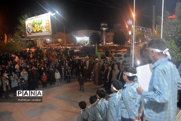 اختتامیه جشنواره سرود خیابانی 44 آموزش و پرورش جهرم