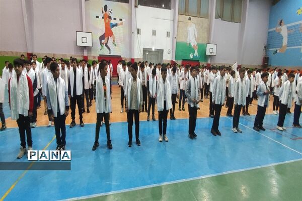 آخرین جلسه تمرینی سرود همگانی