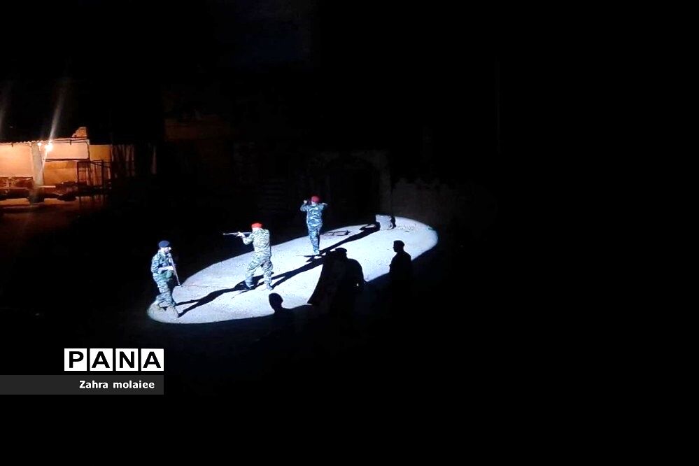 برگزاری رزمایش و نمایش حماسی در اردوگاه شهید مصطفی مسعودیان در اهواز