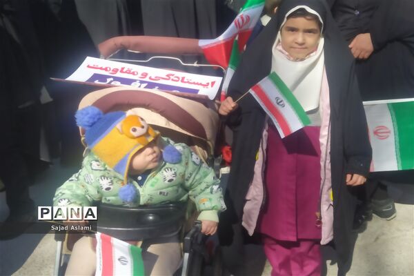 راهپیمایی باشکوه 22 بهمن در شهرستان اقلید