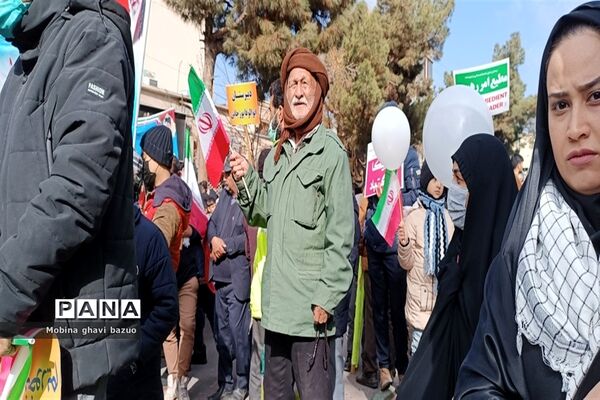 راهپیمایی ۲۲ بهمن در تربت جام