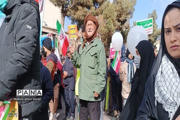 راهپیمایی ۲۲ بهمن در تربت جام