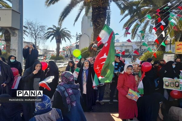 راهپیمایی ۲۲ بهمن در قائمشهر