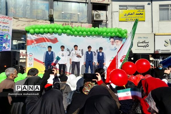 راهپیمایی ۲۲ بهمن در قائمشهر