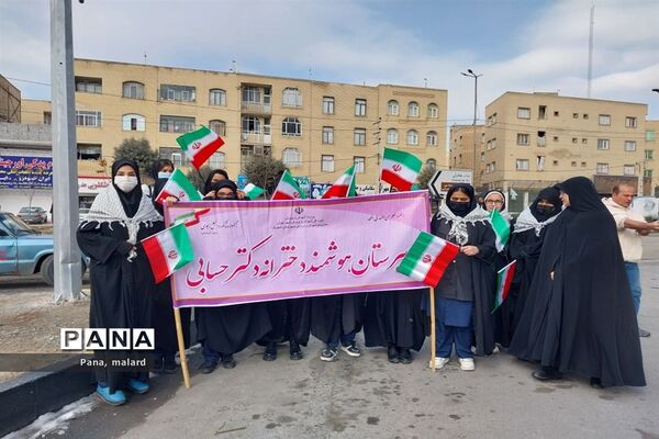 تجمع پرشور ۲۲ بهمن در ملارد