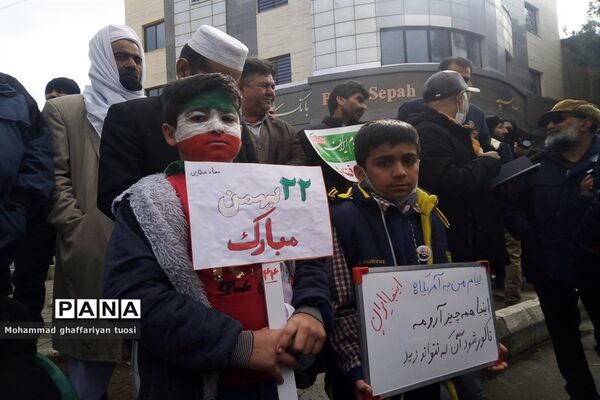 راهپیمایی باشکوه ۲۲ بهمن در تربت جام