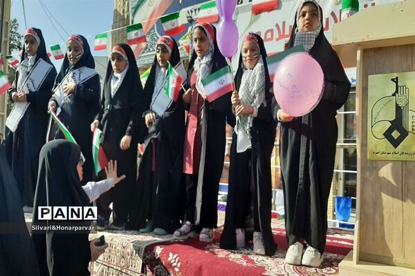 راهپیمایی باشکوه 22 بهمن در شهرستان جهرم