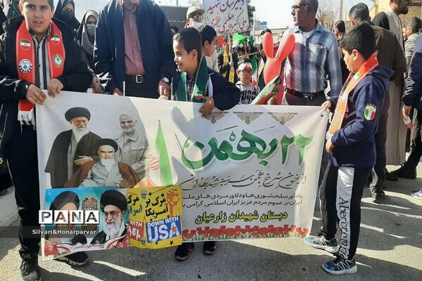 راهپیمایی باشکوه 22 بهمن در شهرستان جهرم