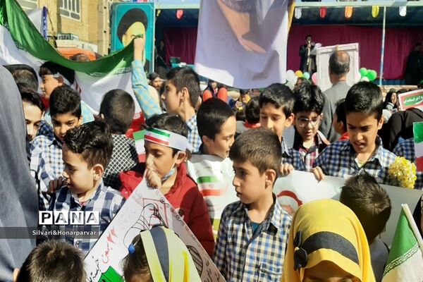 راهپیمایی باشکوه 22 بهمن در شهرستان جهرم