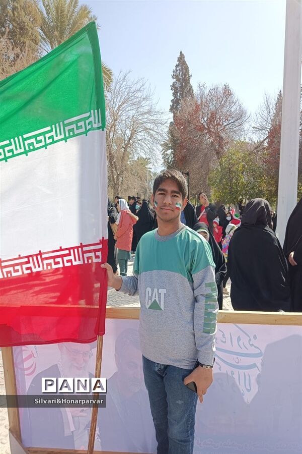 راهپیمایی باشکوه 22 بهمن در شهرستان جهرم