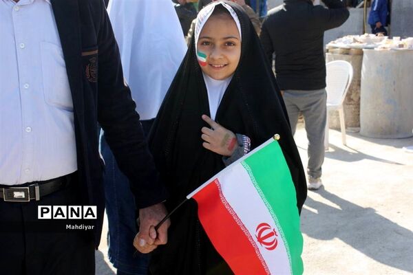 برگزاری راهپیمایی ۲۲ بهمن در شهر جوادآباد
