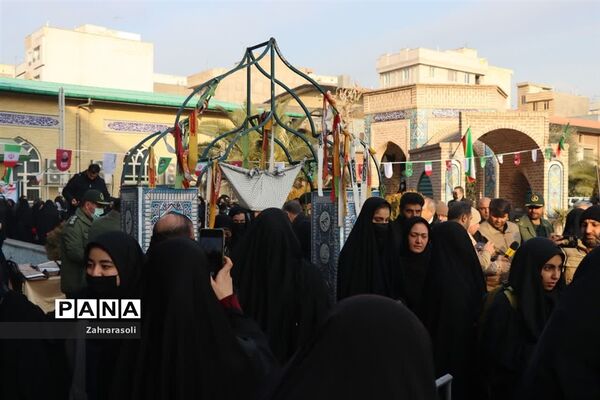 بدرقه اردوی راهیان نور دختران ناحیه دو شهرری