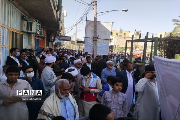 راهپیمایی22 بهمن در ایرانشهر