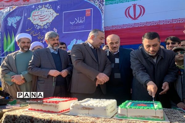 راهپیمایی 22 بهمن در گرگان