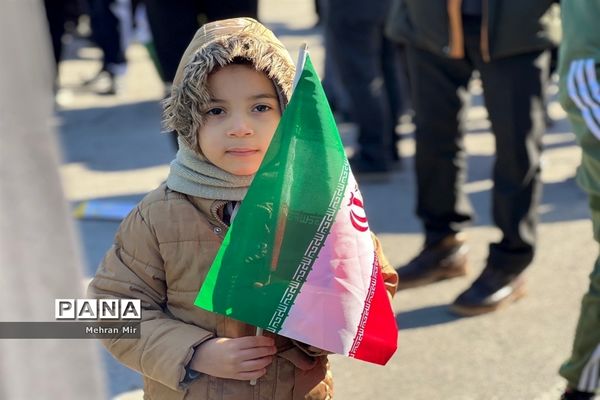 راهپیمایی 22 بهمن در گرگان