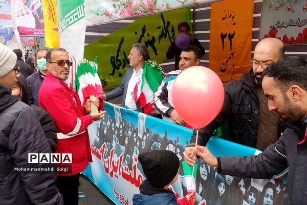 برگزاری پرشور جشن پیروزی انقلاب اسلامی باحضور مردم یک دل و متحد شهرستان شهریار
