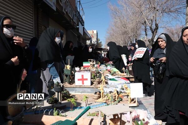شکوه حضور مردم  آباده در راهپیمایی 22 بهمن ماه