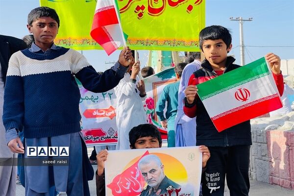 راهپیمایی یوم الله 22 بهمن در نیکشهر