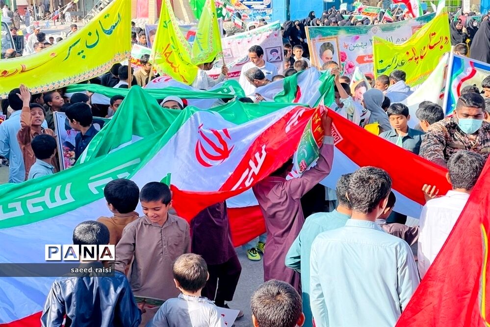 راهپیمایی یوم الله 22 بهمن در نیکشهر