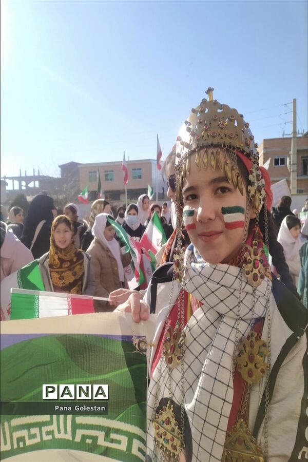راهپیمایی بیست و دو بهمن در شهرستان گالیکش