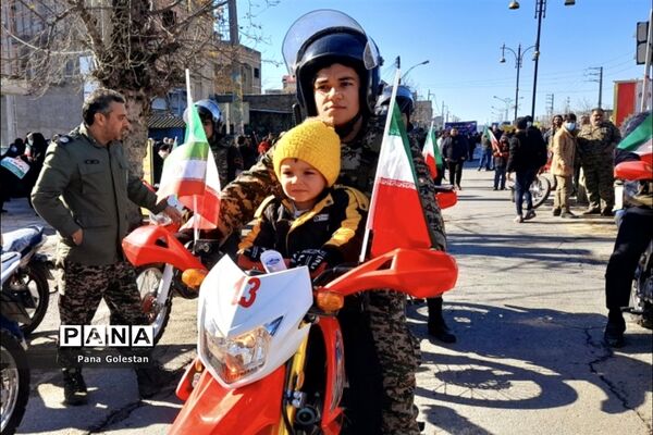 راهپیمایی بیست و دو بهمن در شهرستان گالیکش