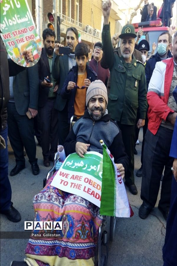 راهپیمایی بیست و دو بهمن در شهرستان گالیکش