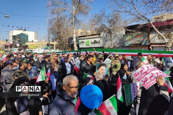 راهپیمایی 22 بهمن در شیراز
