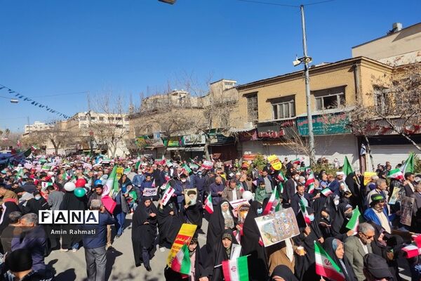 راهپیمایی 22 بهمن در شیراز