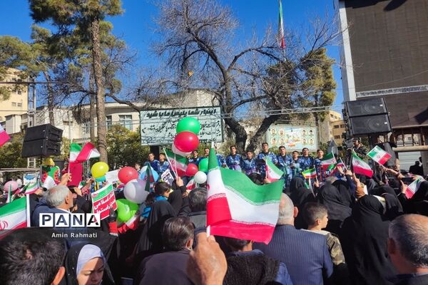 راهپیمایی 22 بهمن در شیراز