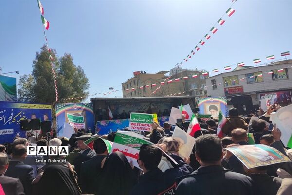 راهپیمایی 22 بهمن در شیراز