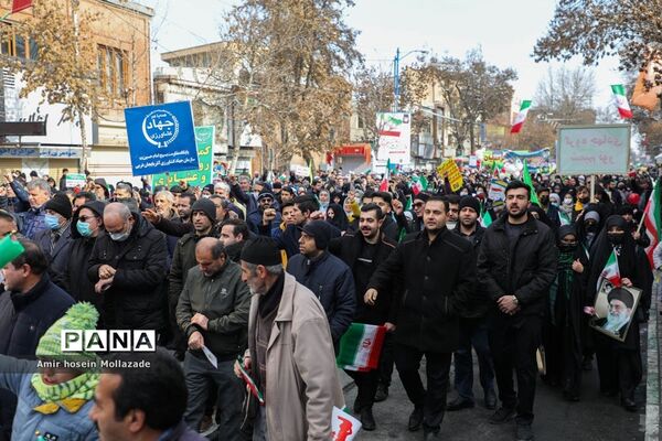 راهپیمایی 22 بهمن  در ارومیه-1