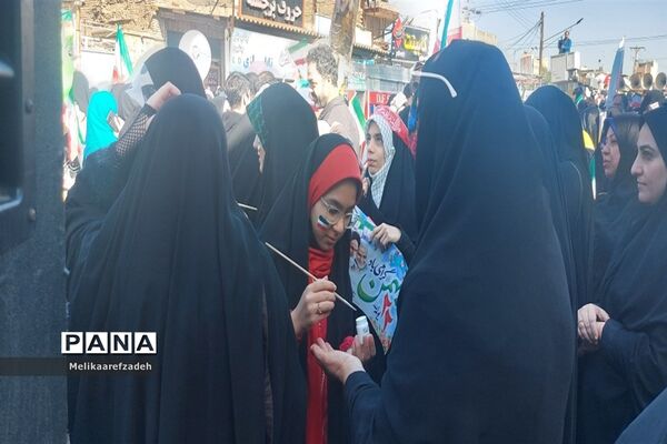 راهپیمایی ۲۲ بهمن در دزفول