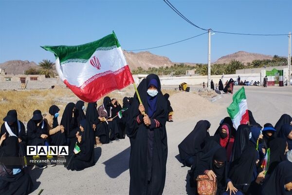 راهپیمایی 22 بهمن در بزمان