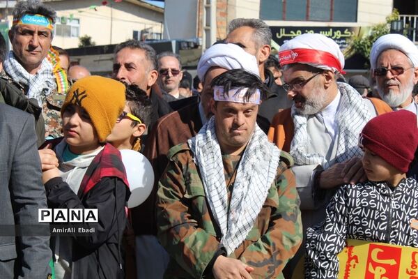 راهپیمایی ۲۲ بهمن در شهرستان میاندورود