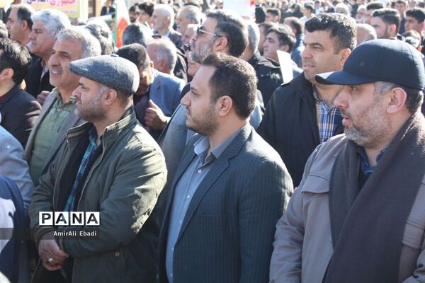 راهپیمایی ۲۲ بهمن در شهرستان میاندورود
