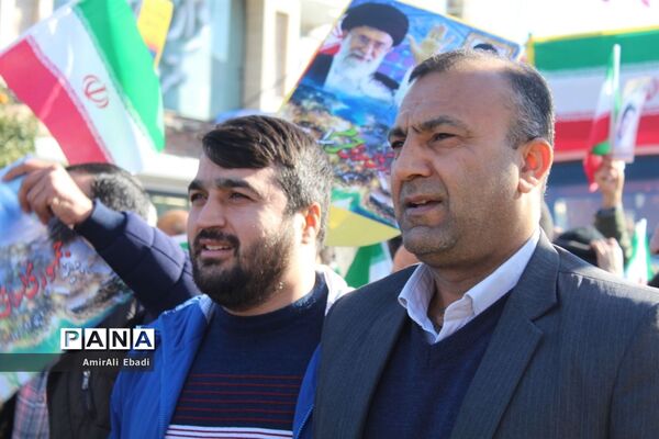 راهپیمایی ۲۲ بهمن در شهرستان میاندورود