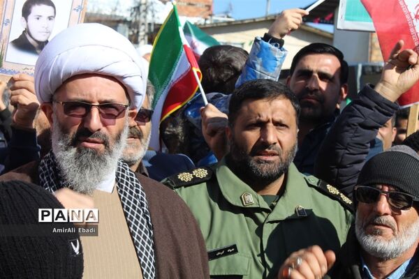 راهپیمایی ۲۲ بهمن در شهرستان میاندورود