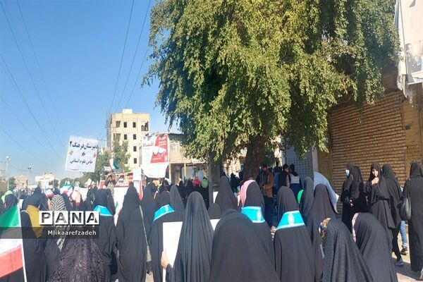 راهپیمایی 22 بهمن در دزفول